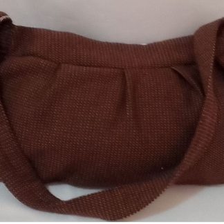 JR: SMALL BROWN BUTTERCUP BAG