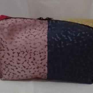 JR: RED, YELLOW, PINK ANS BLUE "SPOTTED" BOXY BAG